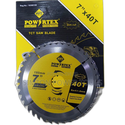 Powertex TCT Saw Wood Blade 7 Inch 40t