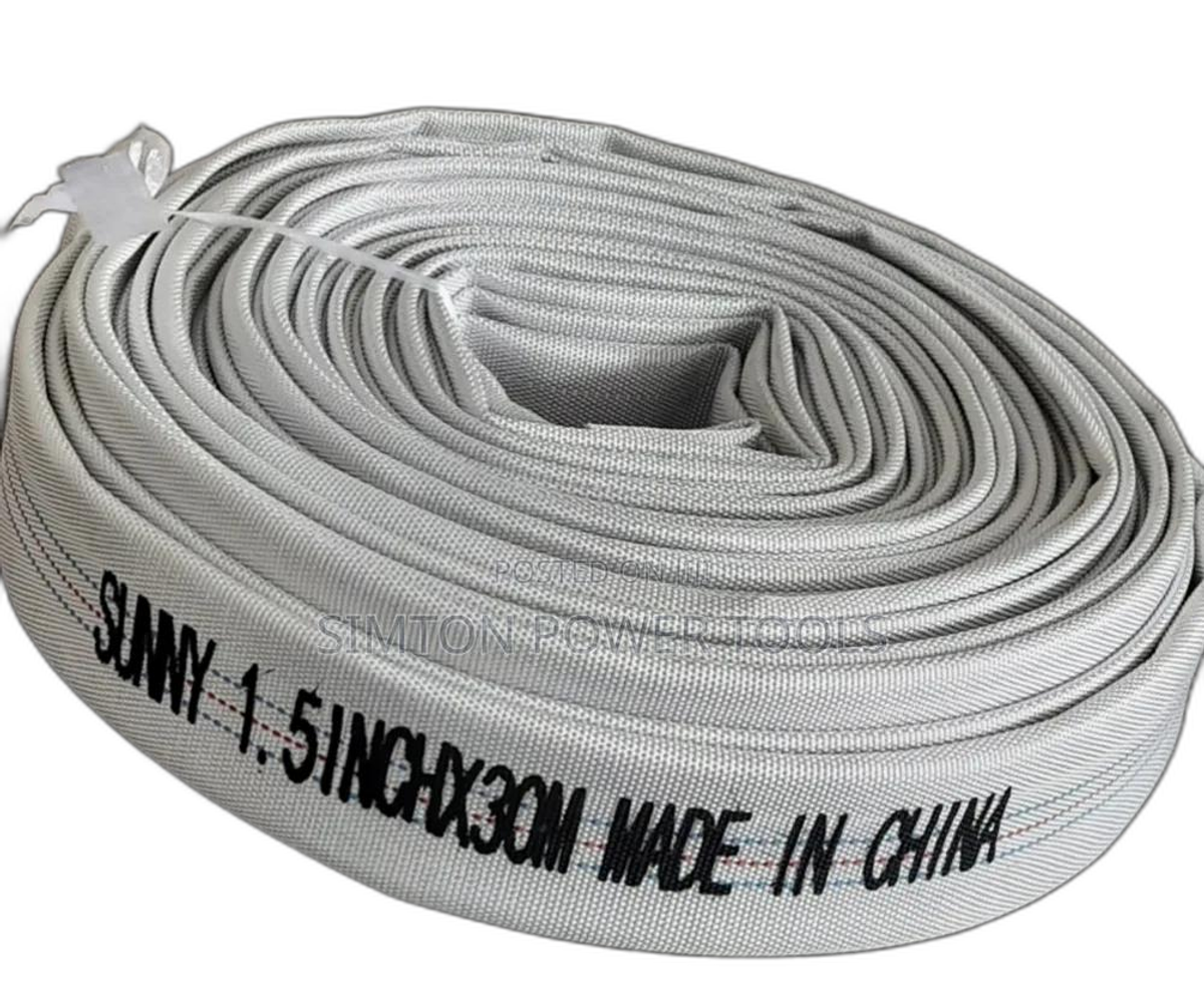 Sunny Brand 1.5-Inch X 30-Meter Canvas Lay-Flat Delivery Hose.