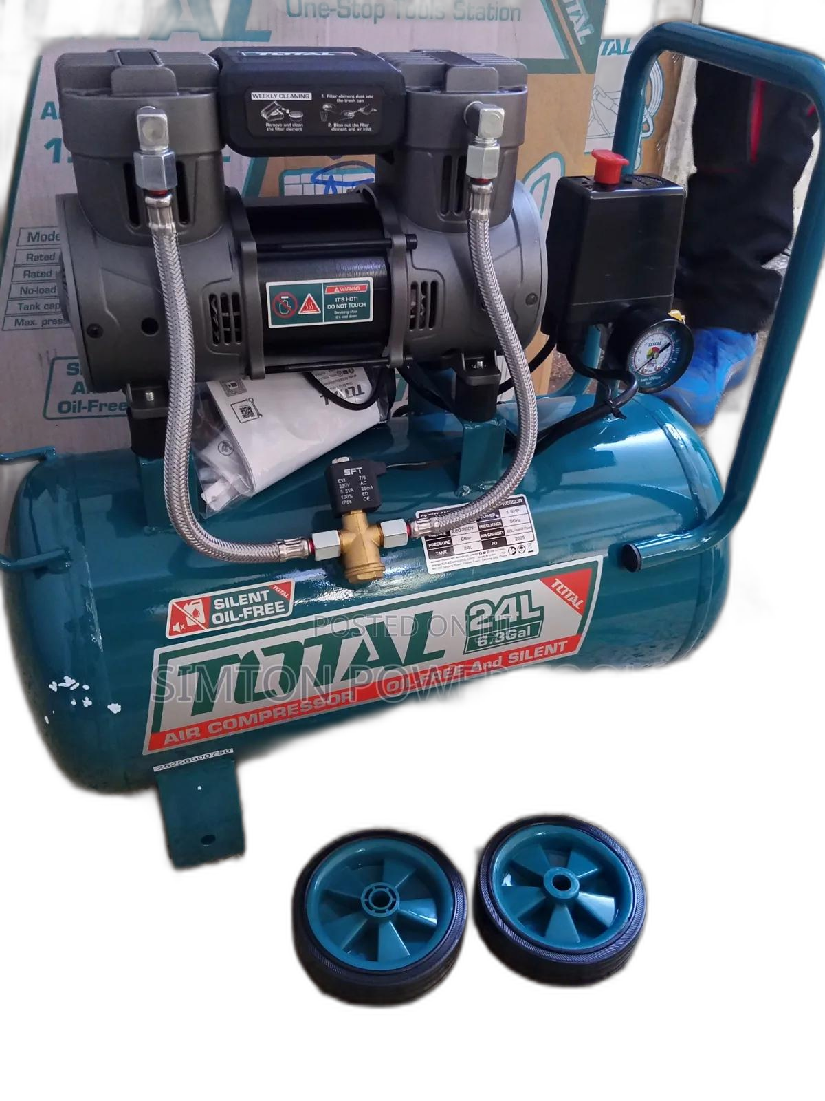 Total 24l Oil Free Silent Air Compressor