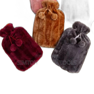 2L Fluffy Soft Faux Fur Hot Water Bottle Bag