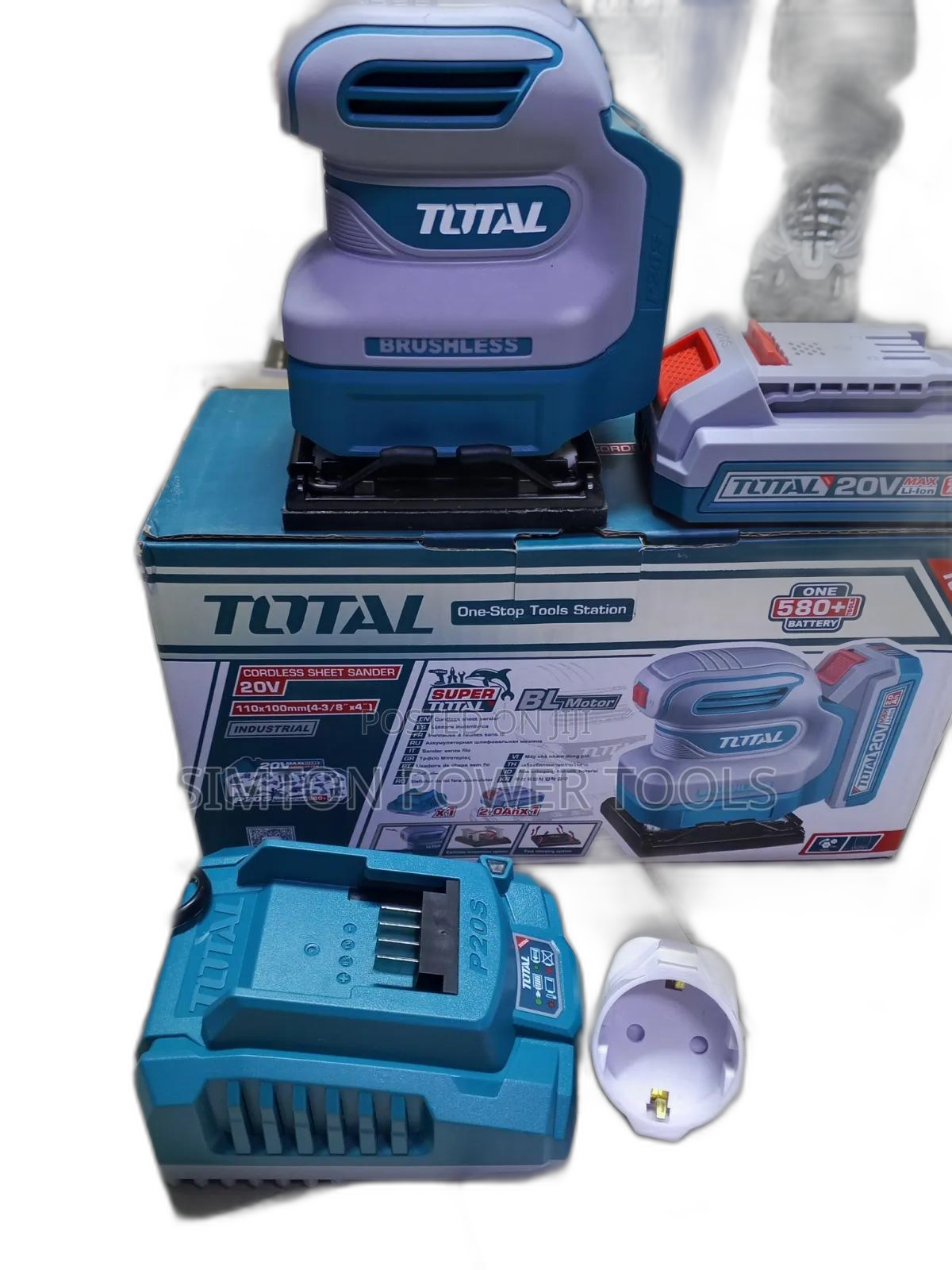 Total Cordless 20v Sheet Sander
