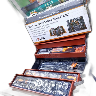 85pcs Complete Tools Set With Metal Box