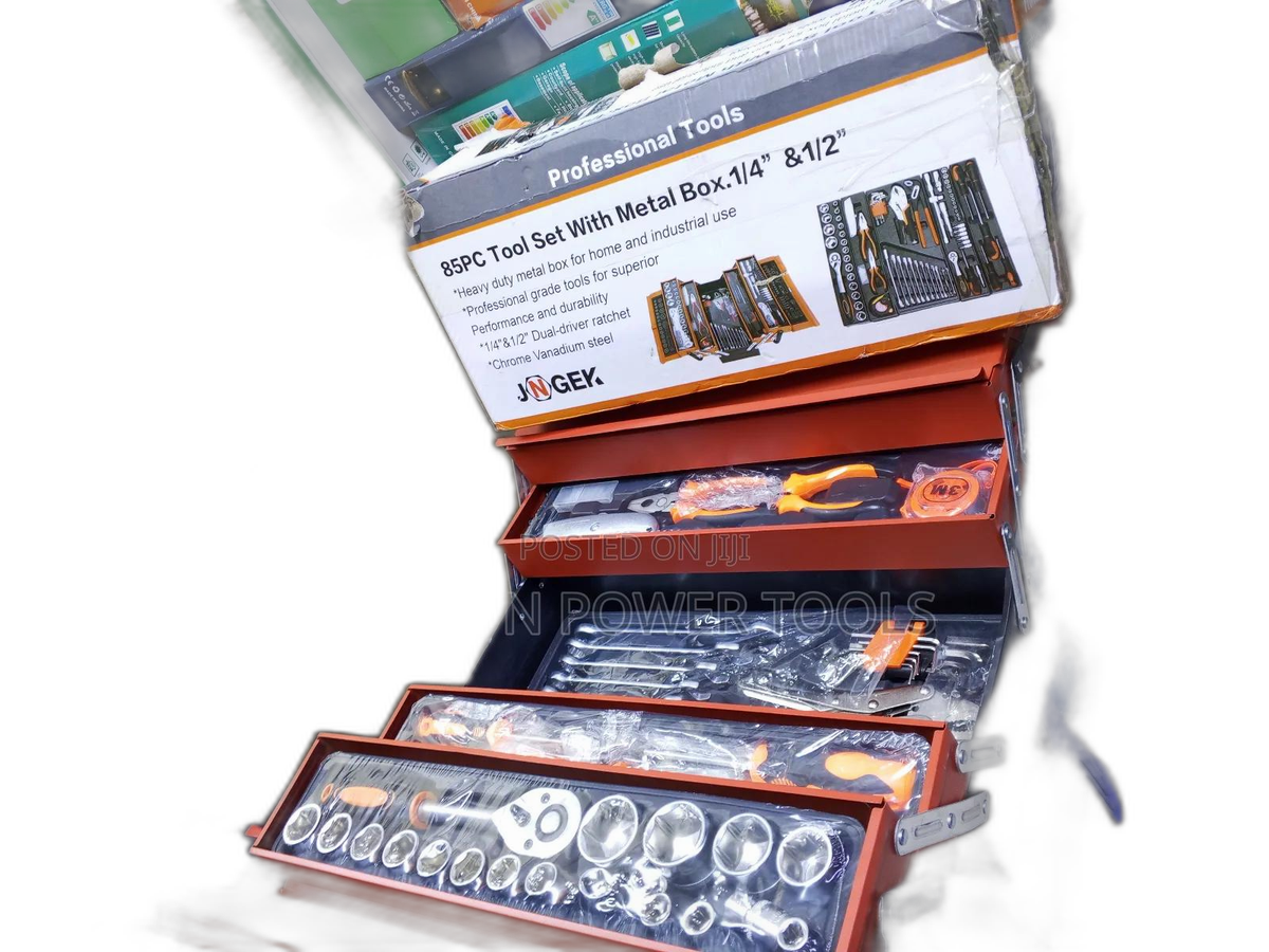 85pcs Complete Tools Set With Metal Box