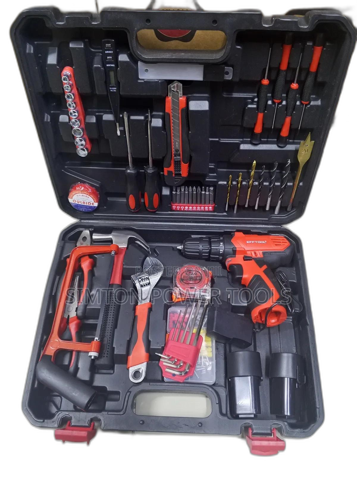 Effort Tool 100 Piece Cordless Drill Set