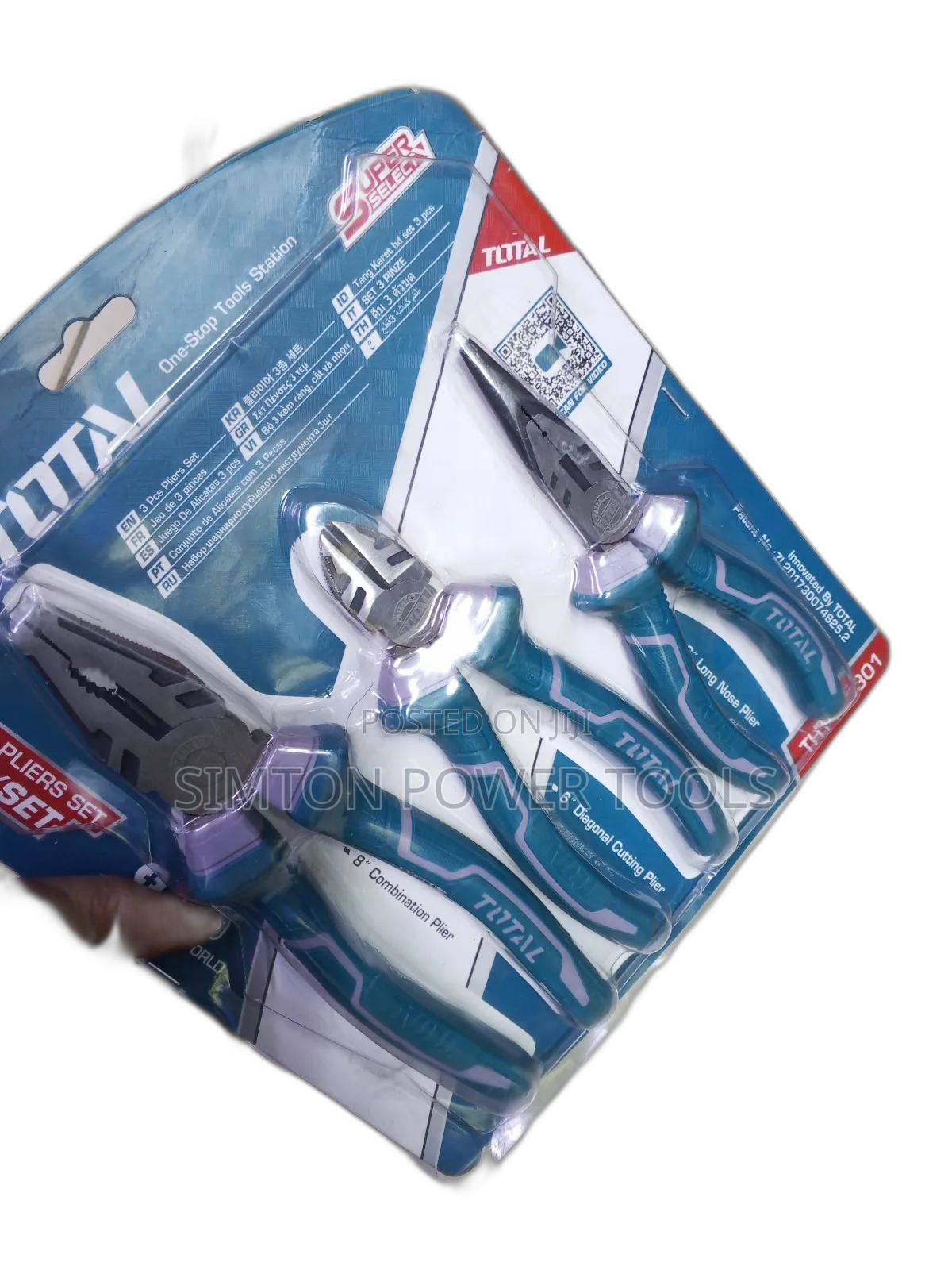 Affordable Total Pliers 3pc Set