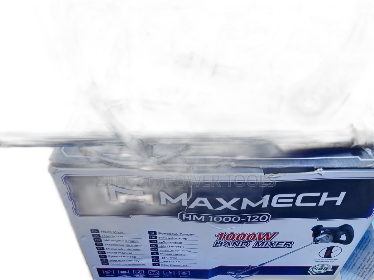 Maxmech Hand Mixer HM 1000-120 1000w Shaft 1.2M