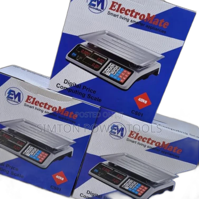 ElectroMate CS01 40kg Armless Digital Weighing Scale Machine,