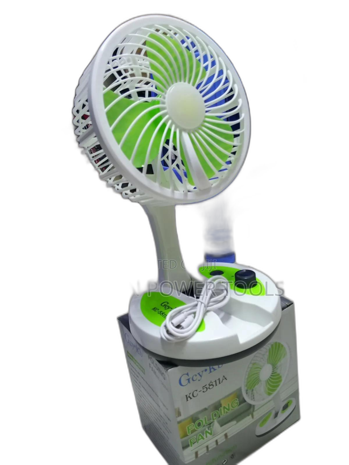 Rechargeable Folding Hand Fan