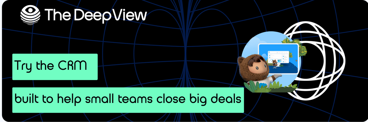 ⚙️ Try the CRM built to help small teams close big deals