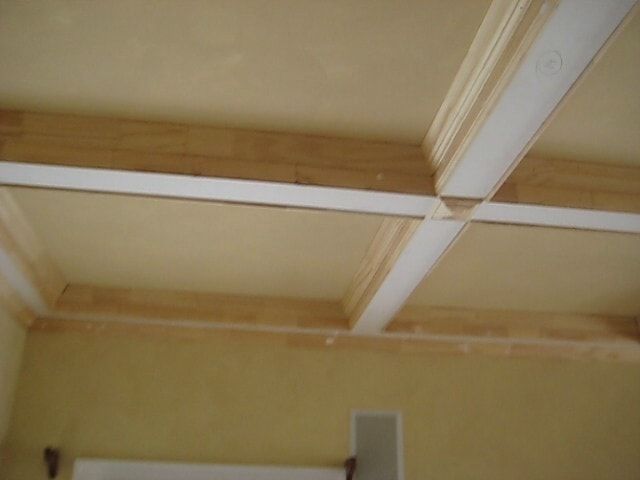 Colonial crown molding used on a ceiling