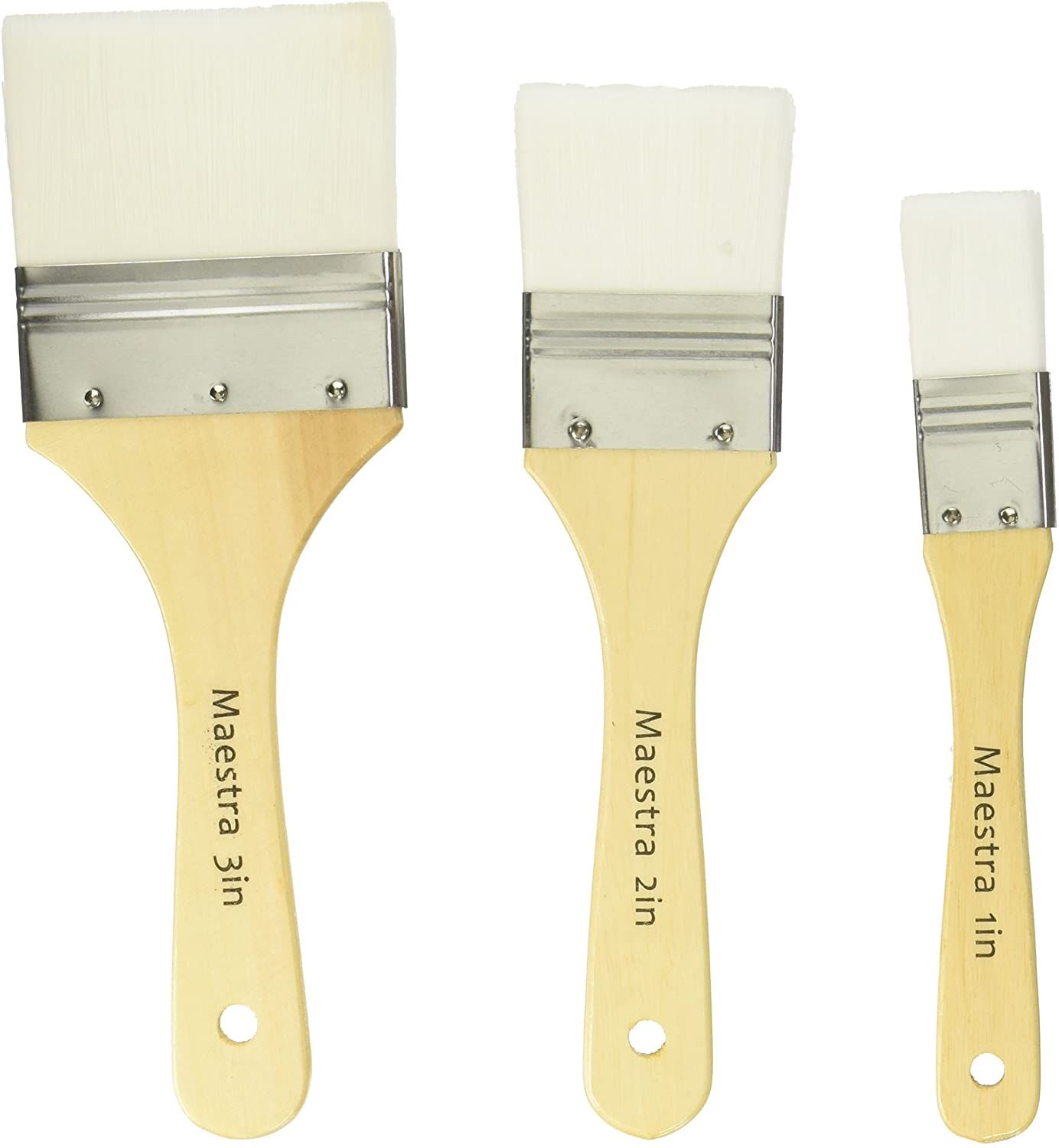 Linzer/American Brush Maestra White Flat Utility Paint Set