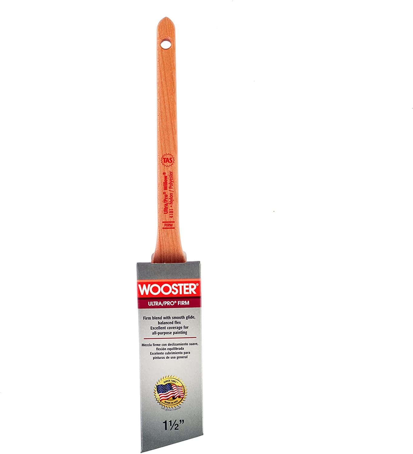 Wooster Ultra/Pro Firm Willow Thin Angle Sash Paintbrush