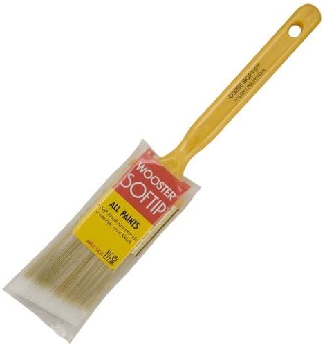 Precision Detail Paint Brush Contractor-grade Angled Paint Brush, White,  2-inch