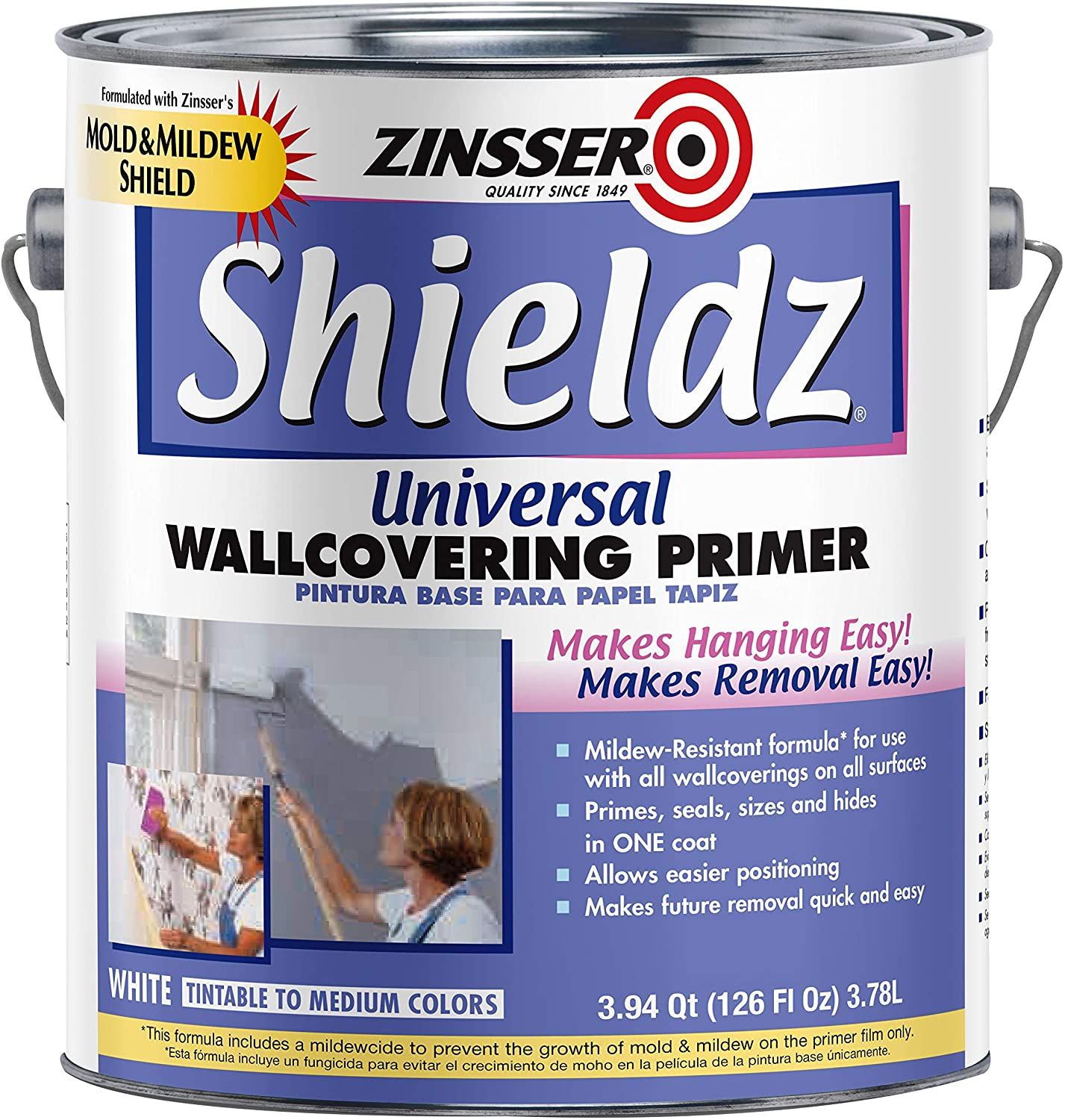 Zinsser Shieldz Universal Wallcovering Primer 1 Gallon Can