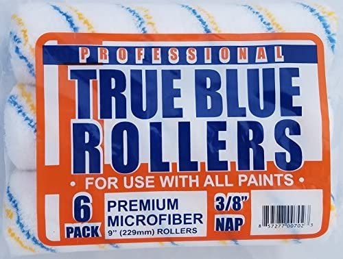 True Blue Premium Microfiber Paint Roller Covers