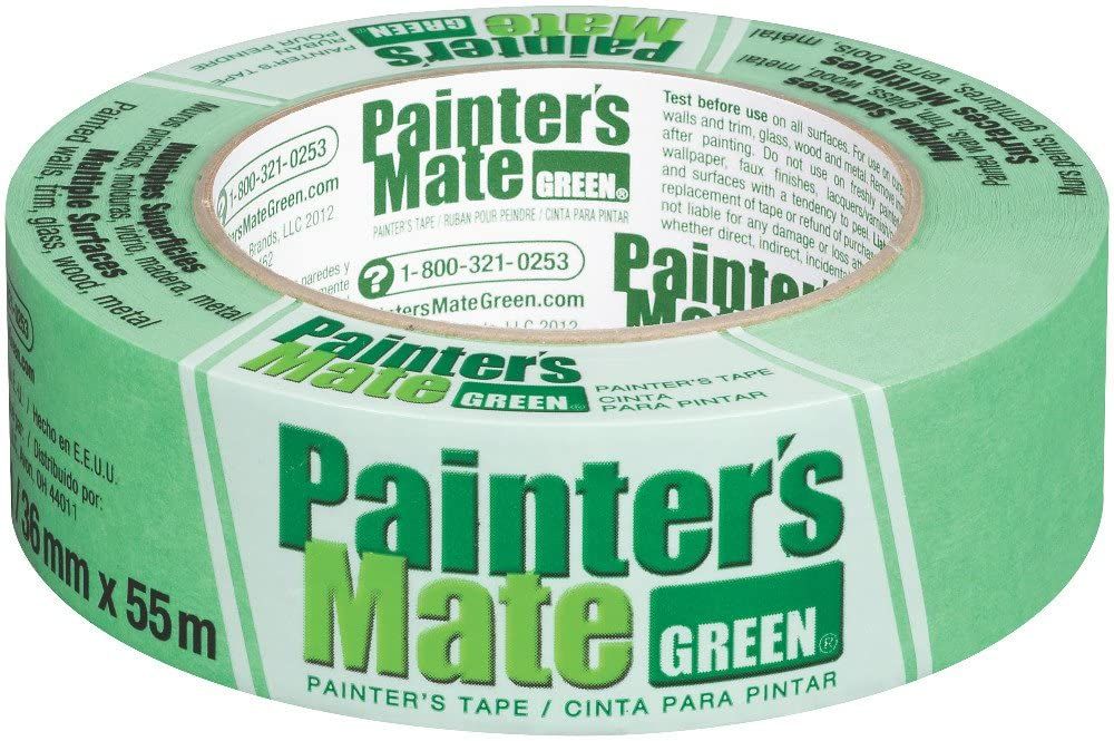 2 GREEN PAINTERS TAPE (qty of 1 or 6 rolls)