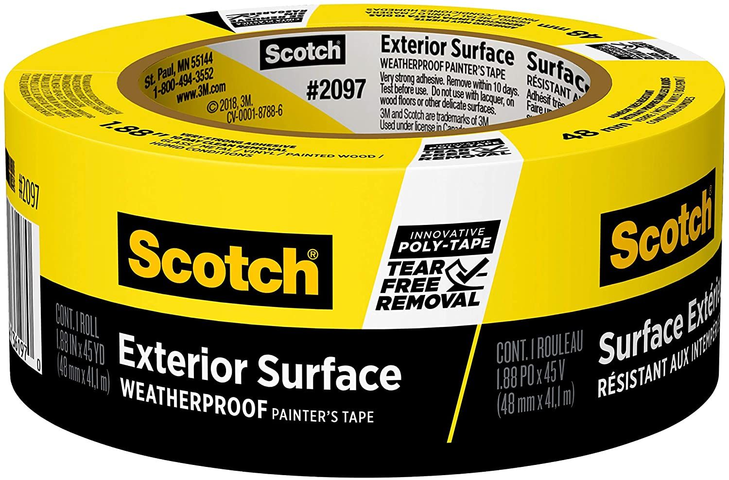 Scotch Exterior Surface Weatherproof Painter’s Tape