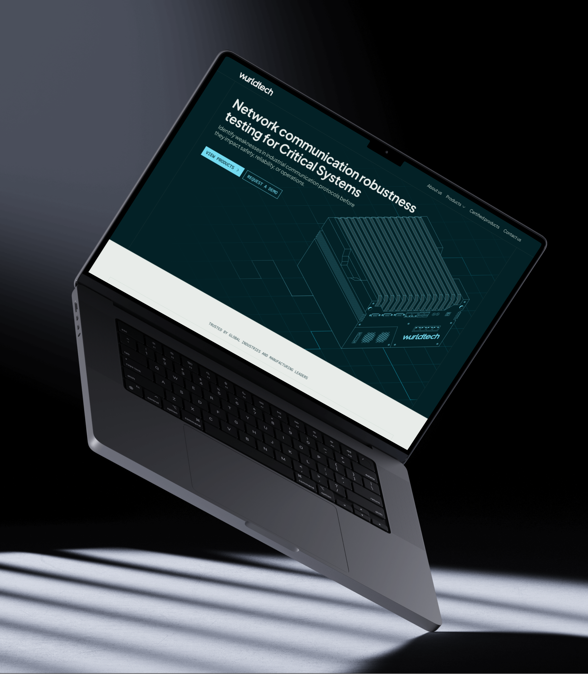website pc mockup