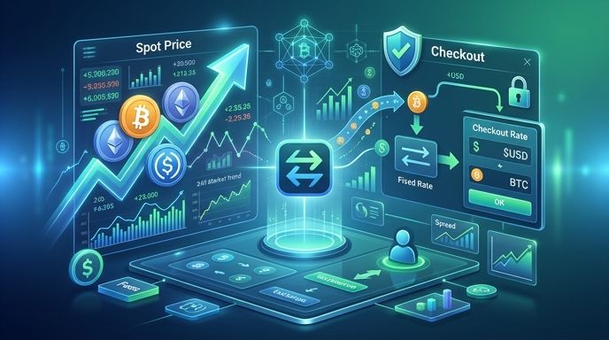 Screenshot of So funktionieren Krypto-Wechselkurse: Überzahlungen vermeiden