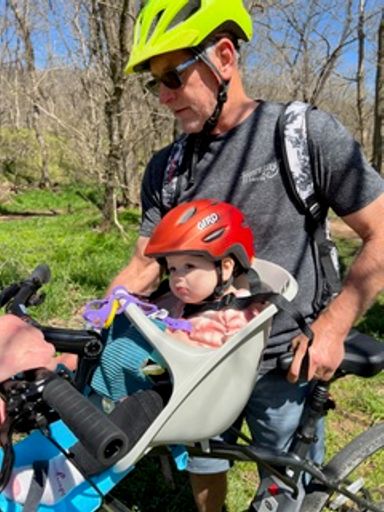 Papa Riding with Sedona