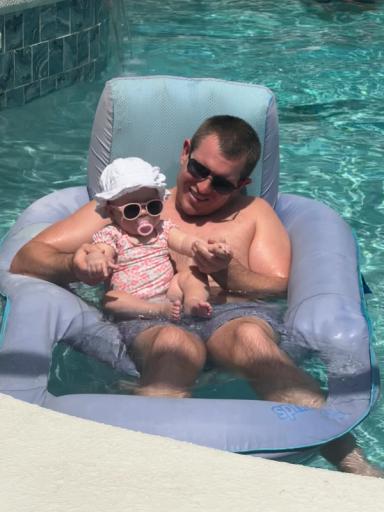 Chillin' in the pool