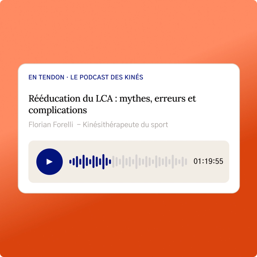 Aperçu d'un épisode du podcast En tendon