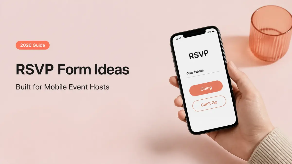 Discover creative event rsvp form ideas built for mobile event hosts to boost guest attendance and simplify planning.