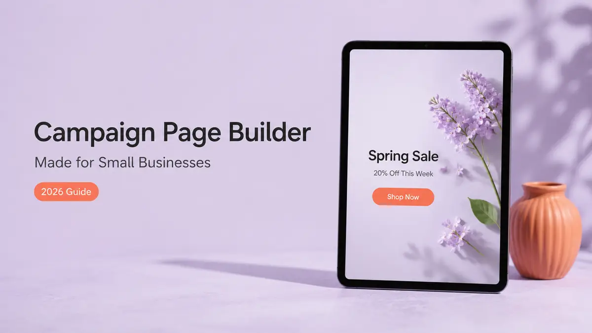 Discover how an AI campaign page builder creates stunning mobile pages for small business sales and promotions.
