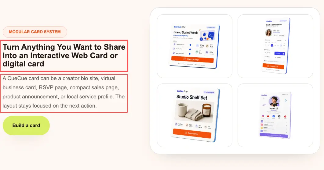 Create interactive digital web cards to share products, drive traffic, and maximize your auto earn potential online.