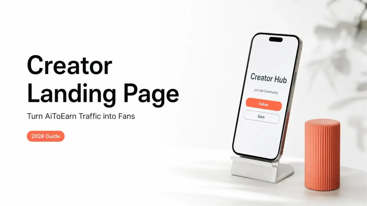 Discover how to build a Creator Landing Page to turn your AiToEarn traffic into loyal fans using our exclusive 2026 guide.