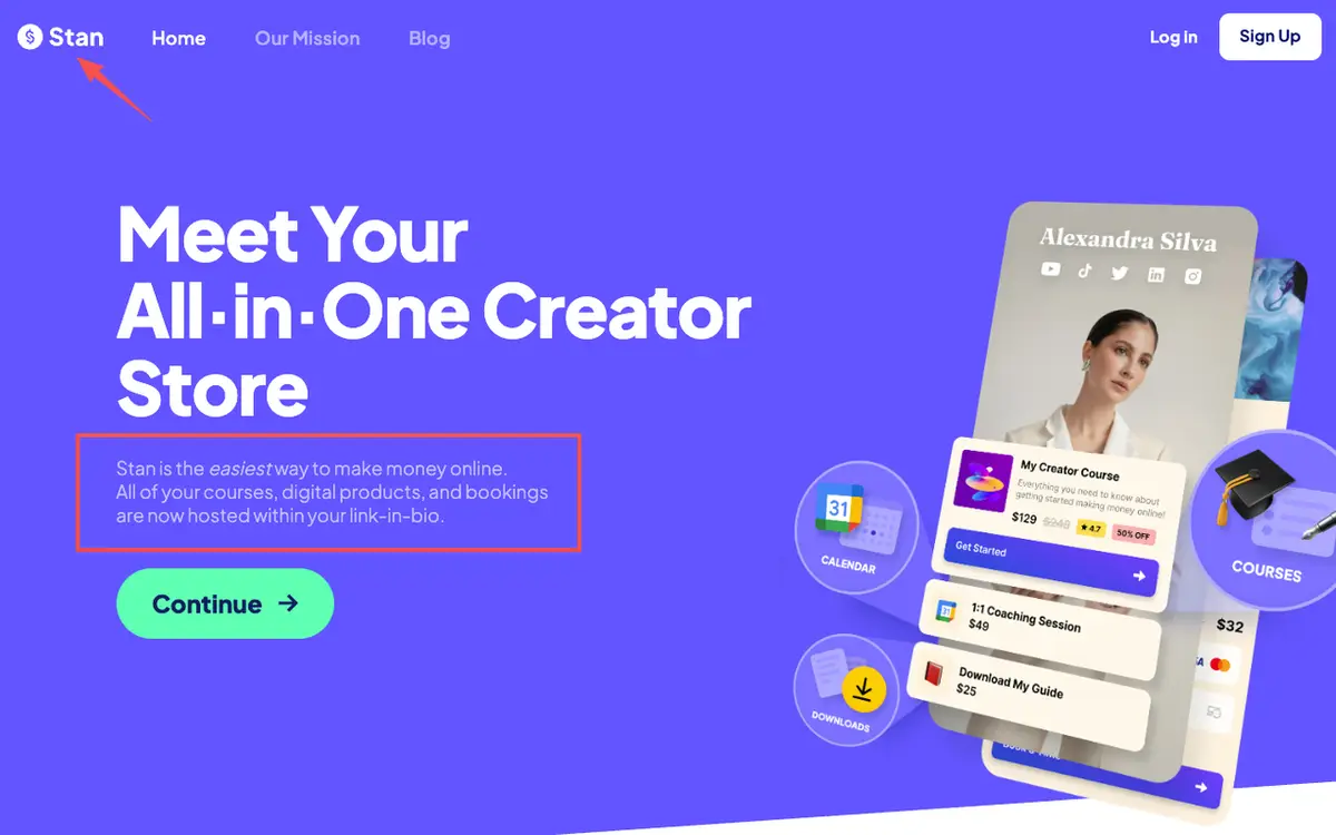 Exploring the Stan Store digital product platform as part of our Beacons vs Stan Store evaluation.
