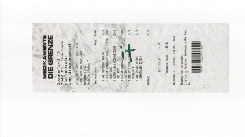 Marker, Scanner, and Receipts