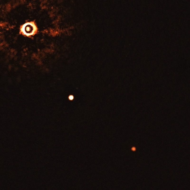 First ever image of a multi-planet system around a Sun-like star