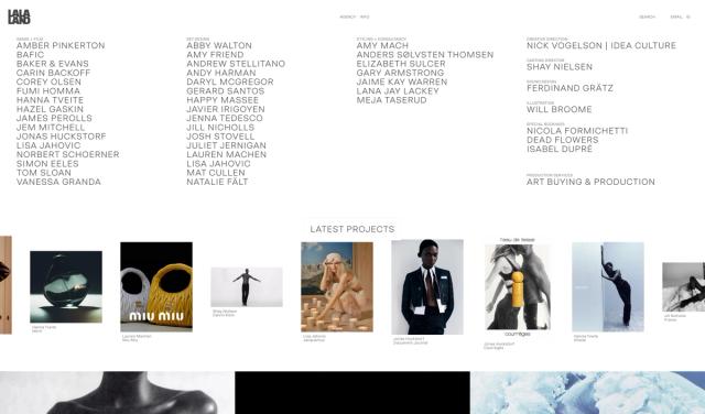 Lalaland website