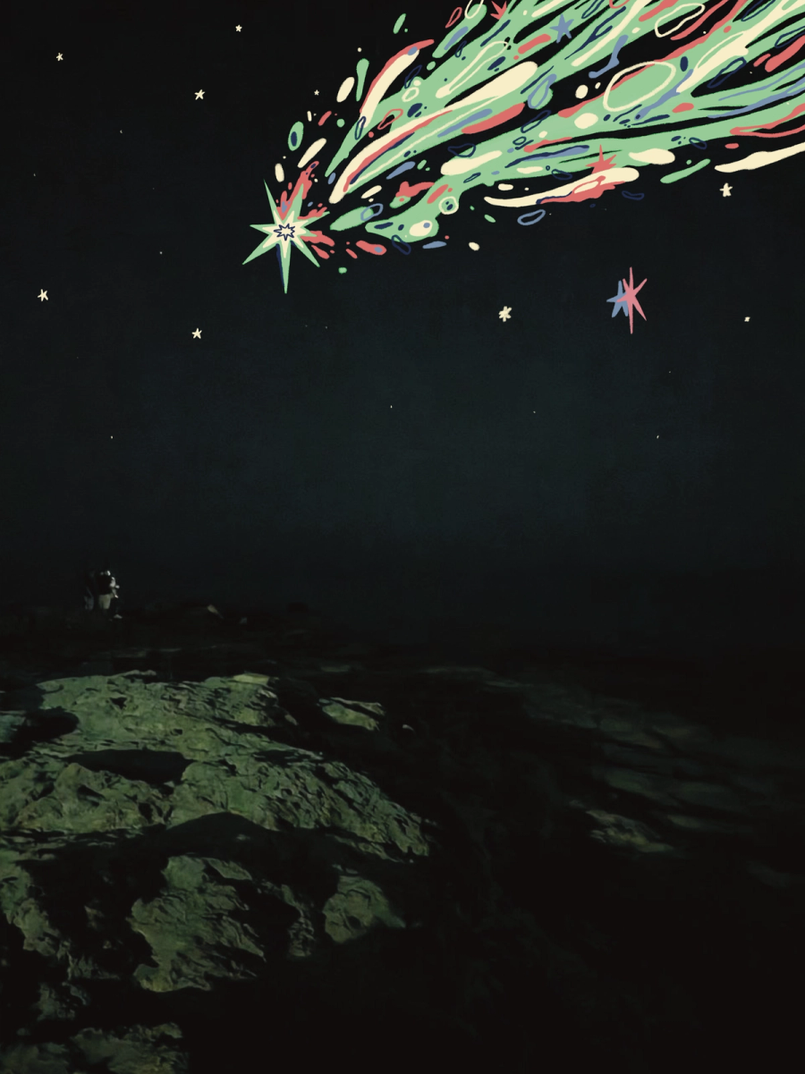 Shooting-star-mixed-media-2026