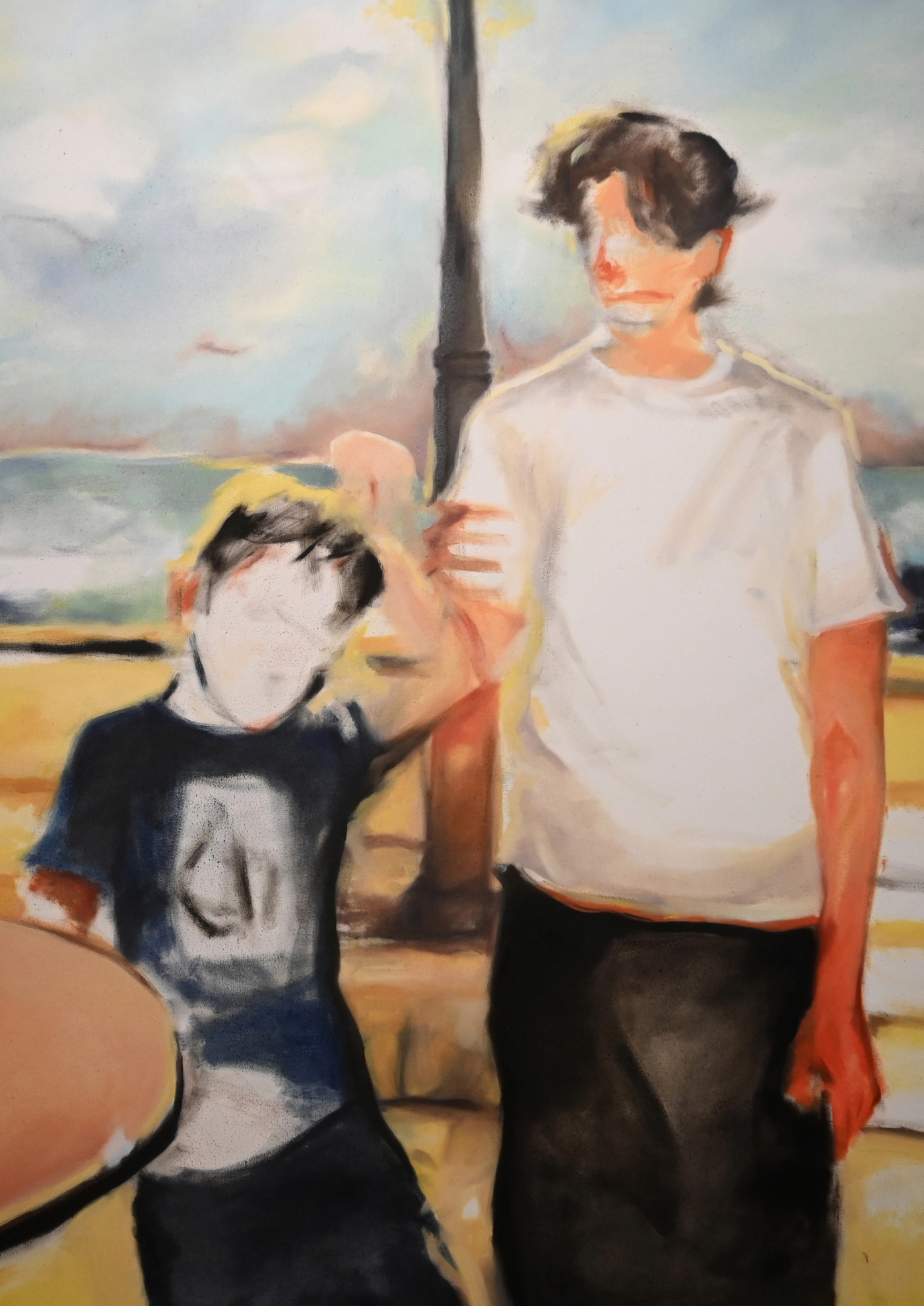 Senza titolo, olio su tela, 100x120, 2024