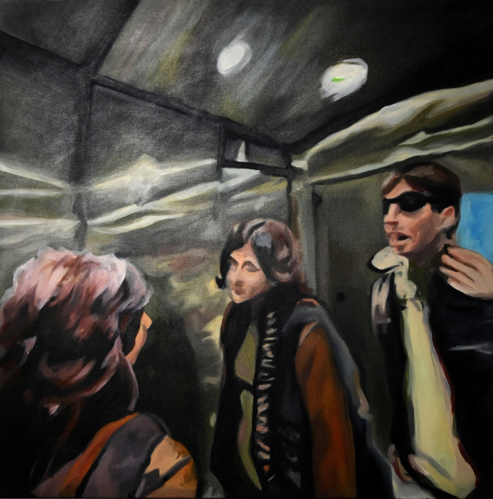 Senza titolo, olio su tela, 60x60, 2023