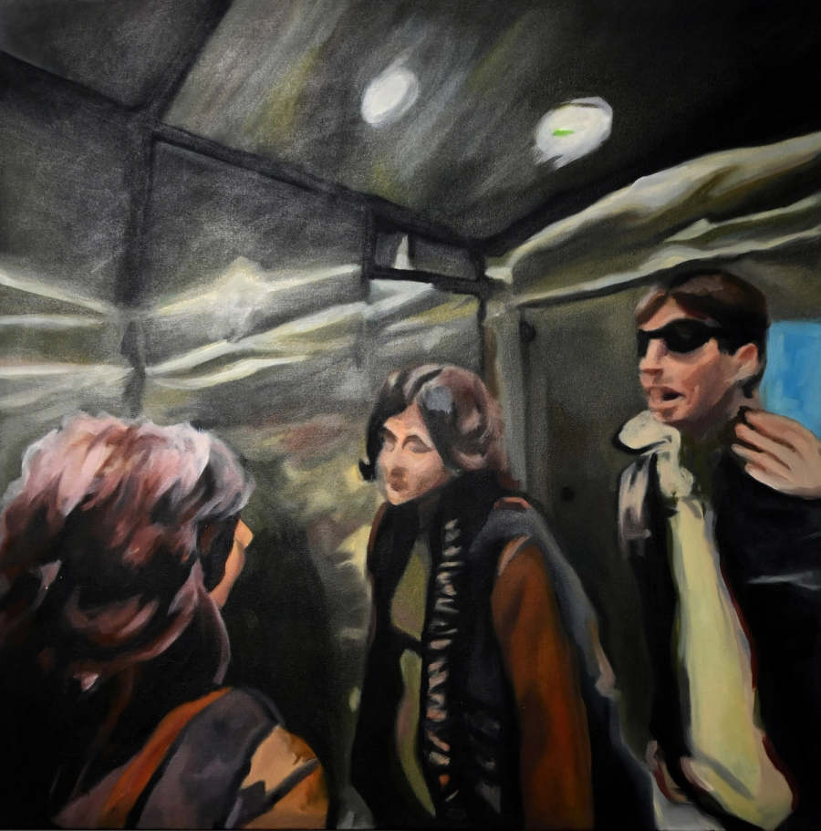 Senza titolo, olio su tela, 60x60, 2023