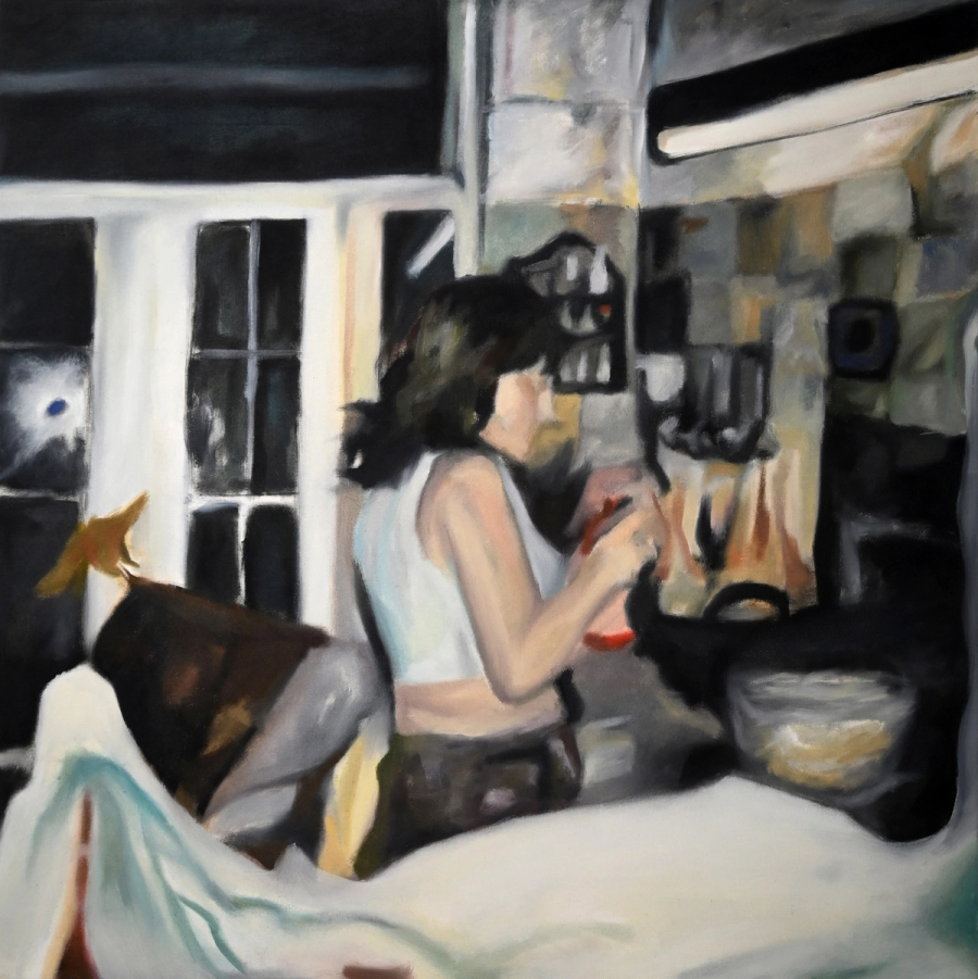 Senza titolo, olio su tela, 60x60, 2023