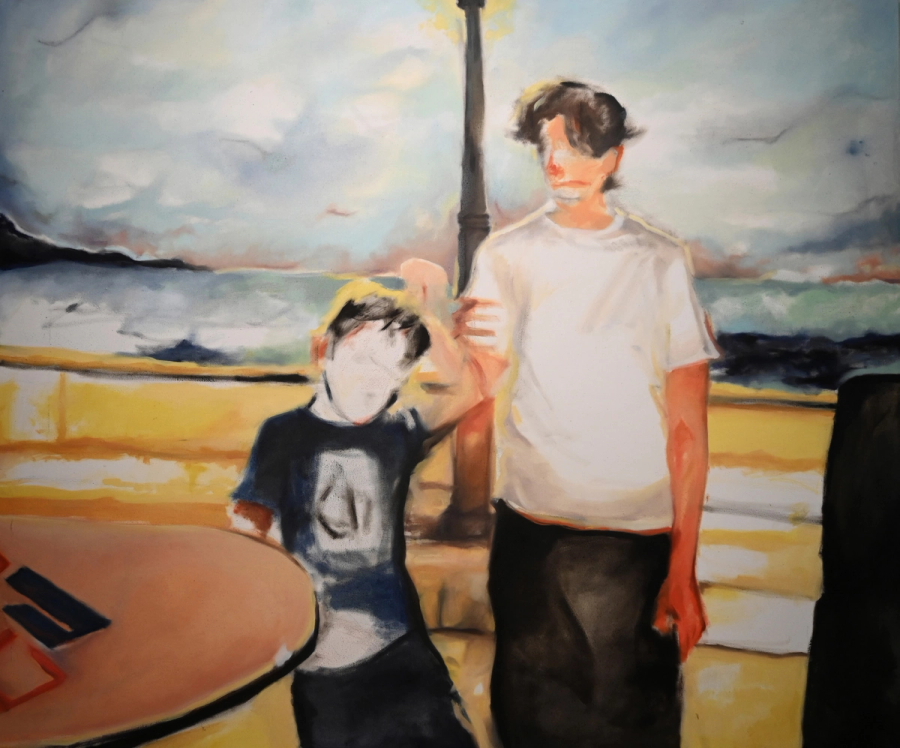 Senza titolo, olio su tela, 100x120, 2024