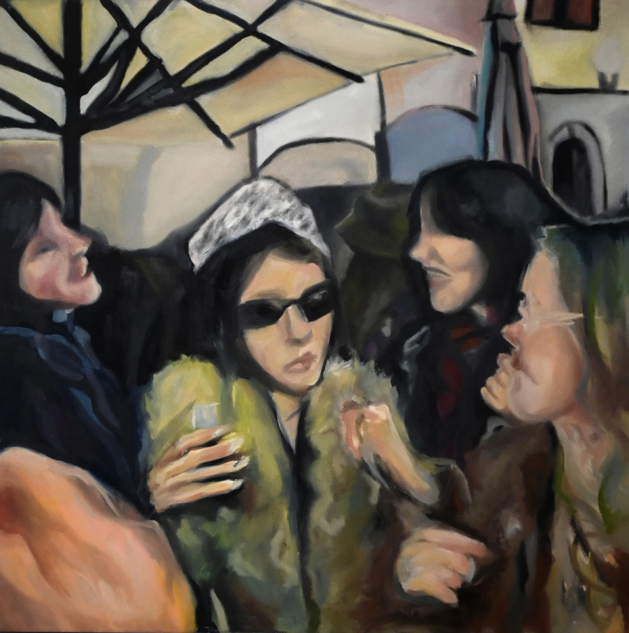 Senza titolo, olio su tela, 60x60, 2023