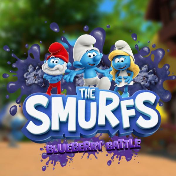 affiche Les Schtroumpfs jeux sans fil
