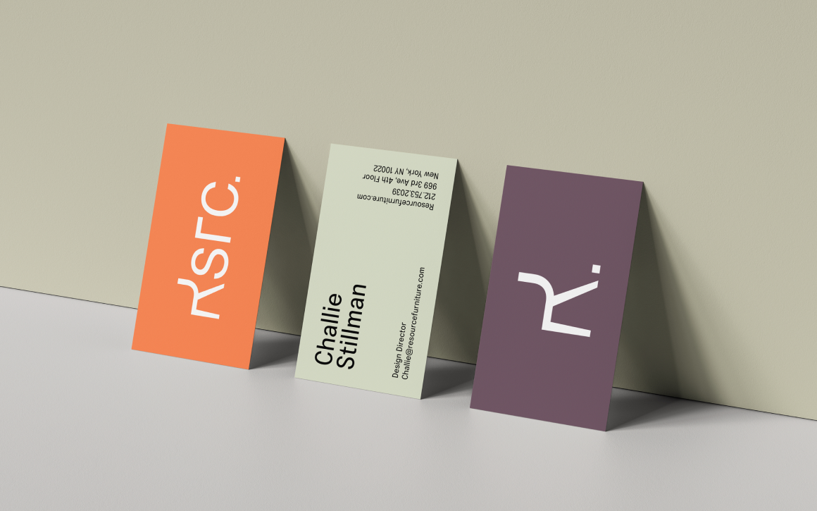 resource furniture business cards