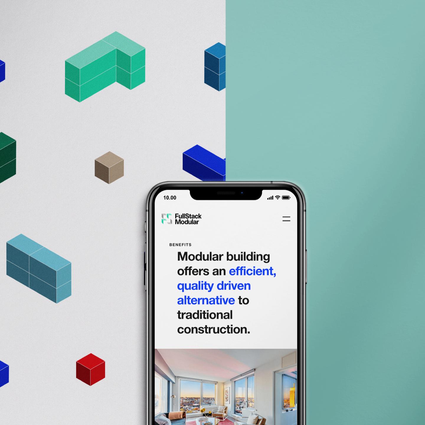 fullstack modular website brand nyc brooklyn construction data