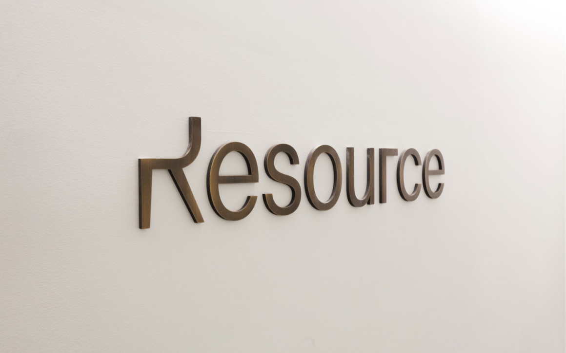 resource furniture signage