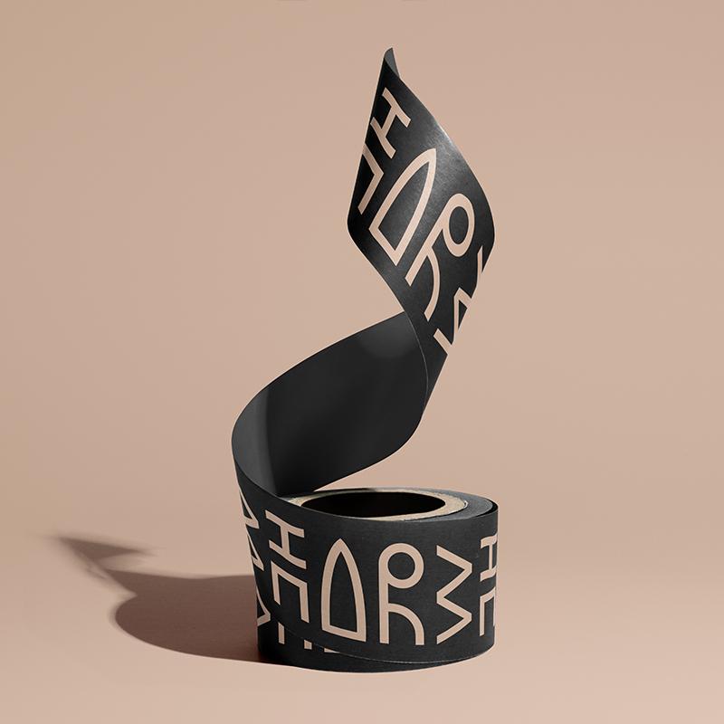 together agency brand lettering hieroglyphic