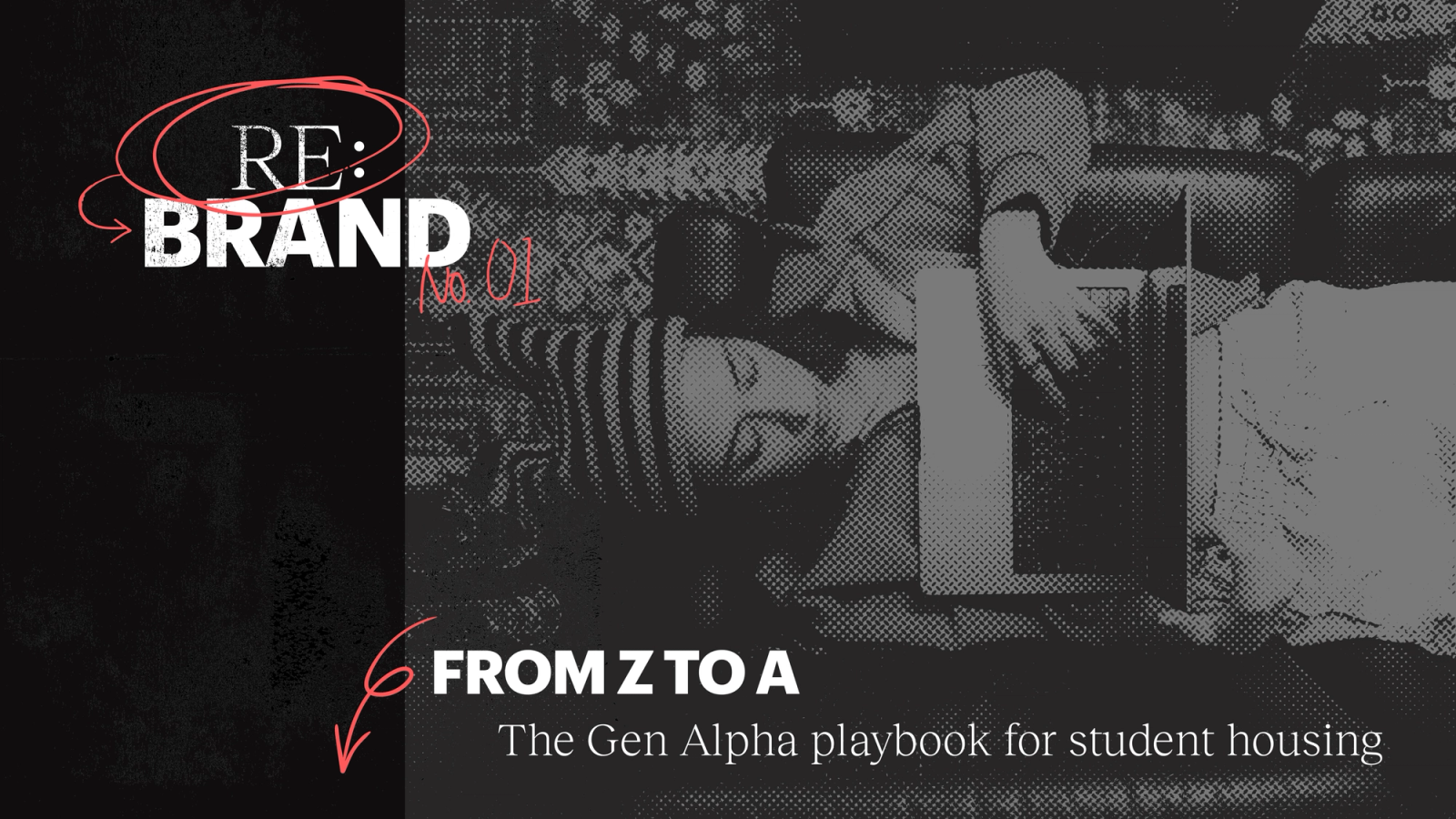 gen alpha student with a computer on a sofa 