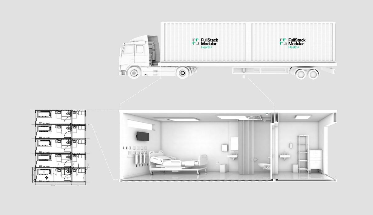 fullstack mobile isolation unit covid