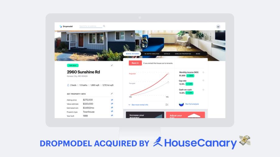 Dropmodel acquired by HouseCanary