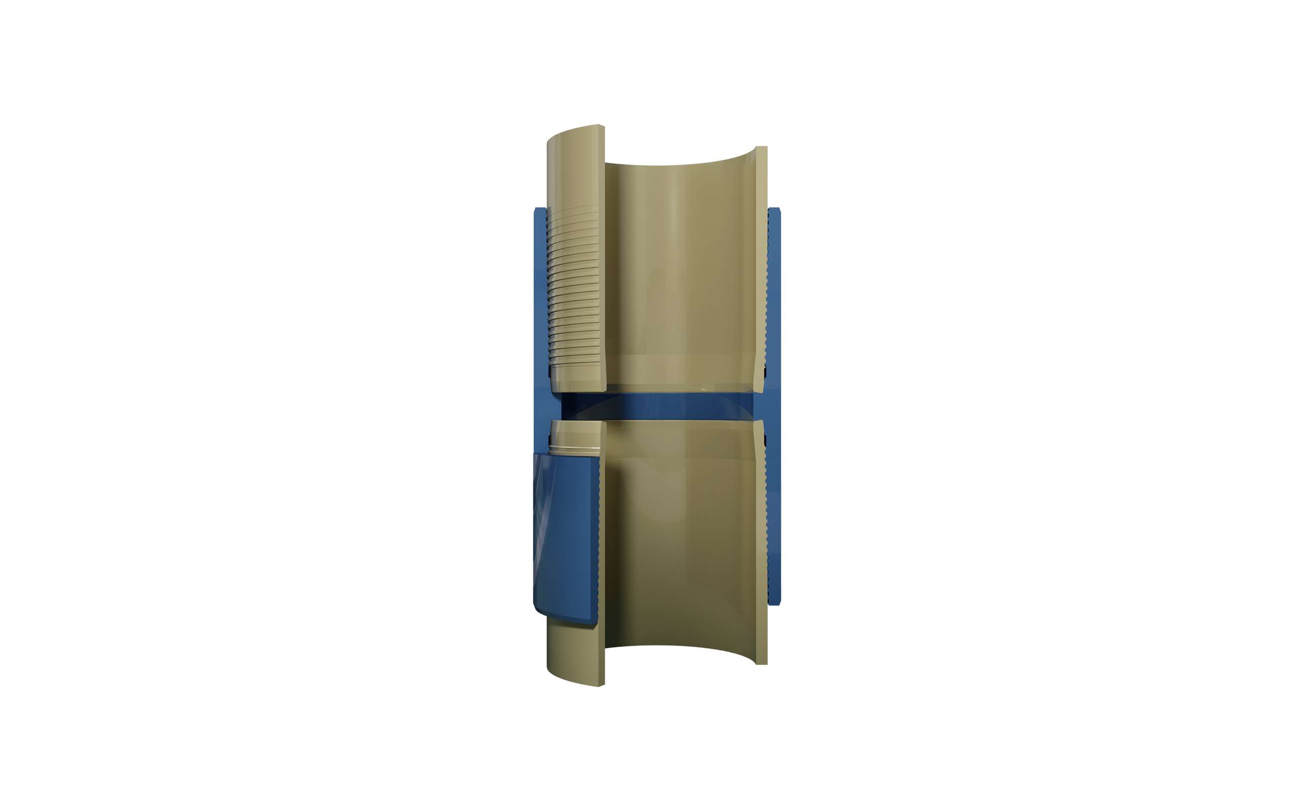 render of a pipe connection